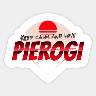 Pierogi Retro Sticker